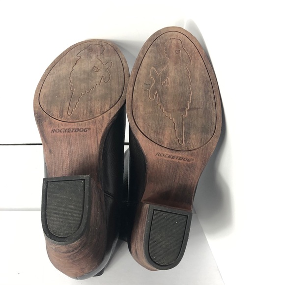 Rocket Dog Leather Ankle High Pull-on Brown Boot. Size 10. Classy - Picture 6 of 9